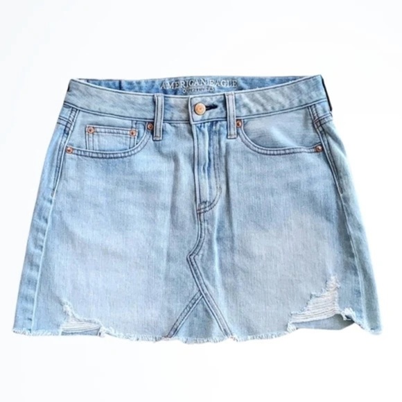 American Eagle Outfitters Dresses & Skirts - AE High Rise Denim Mini Skirt